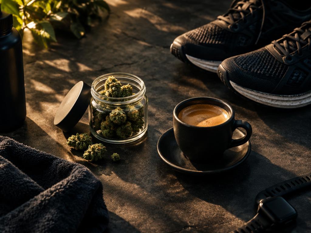 THCV cannabinoid concept with cannabis flower