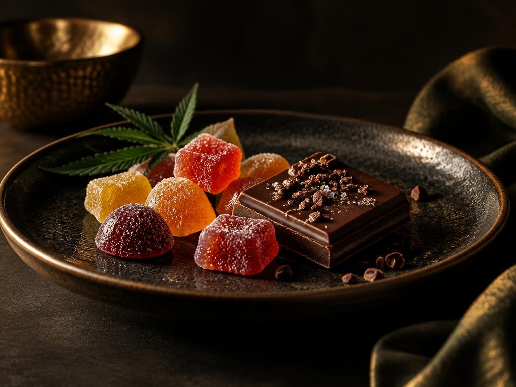 Assorted cannabis edibles and gummies